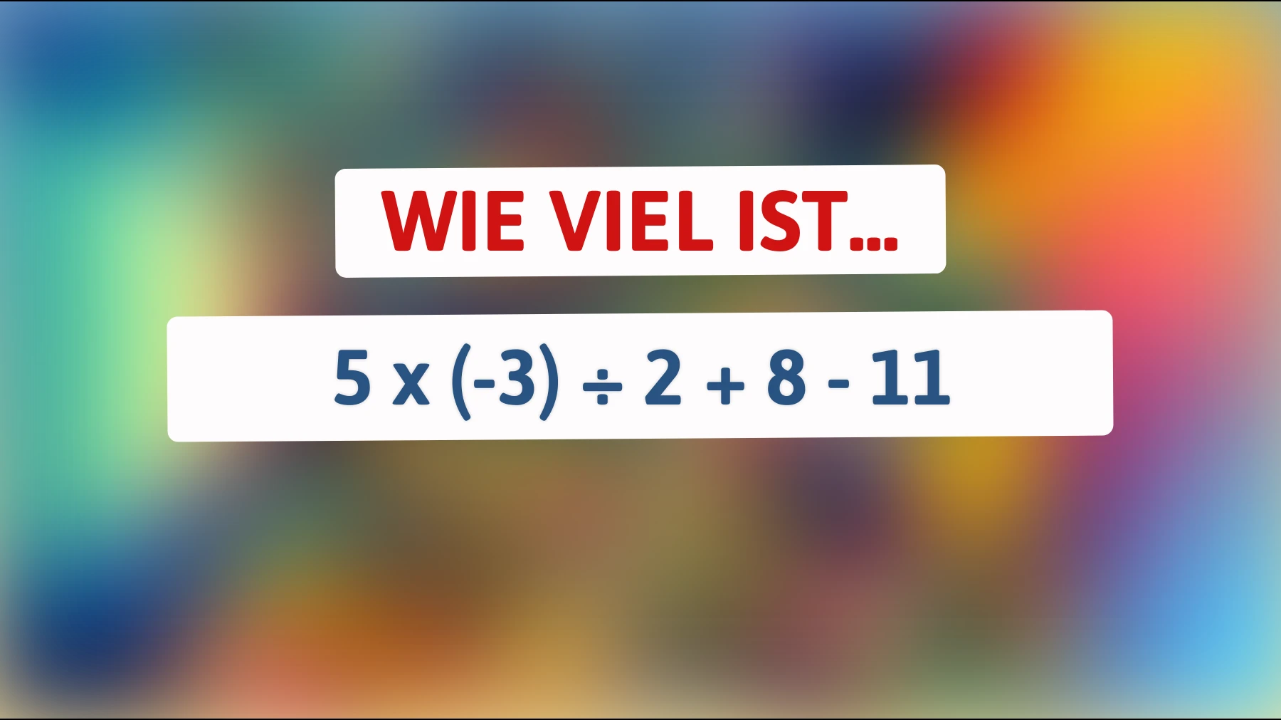 Hast du das Zeug dazu, dieses mathematische Rätsel zu lösen? Wagen Sie den Denksport und testen Sie Ihre Genialität!"