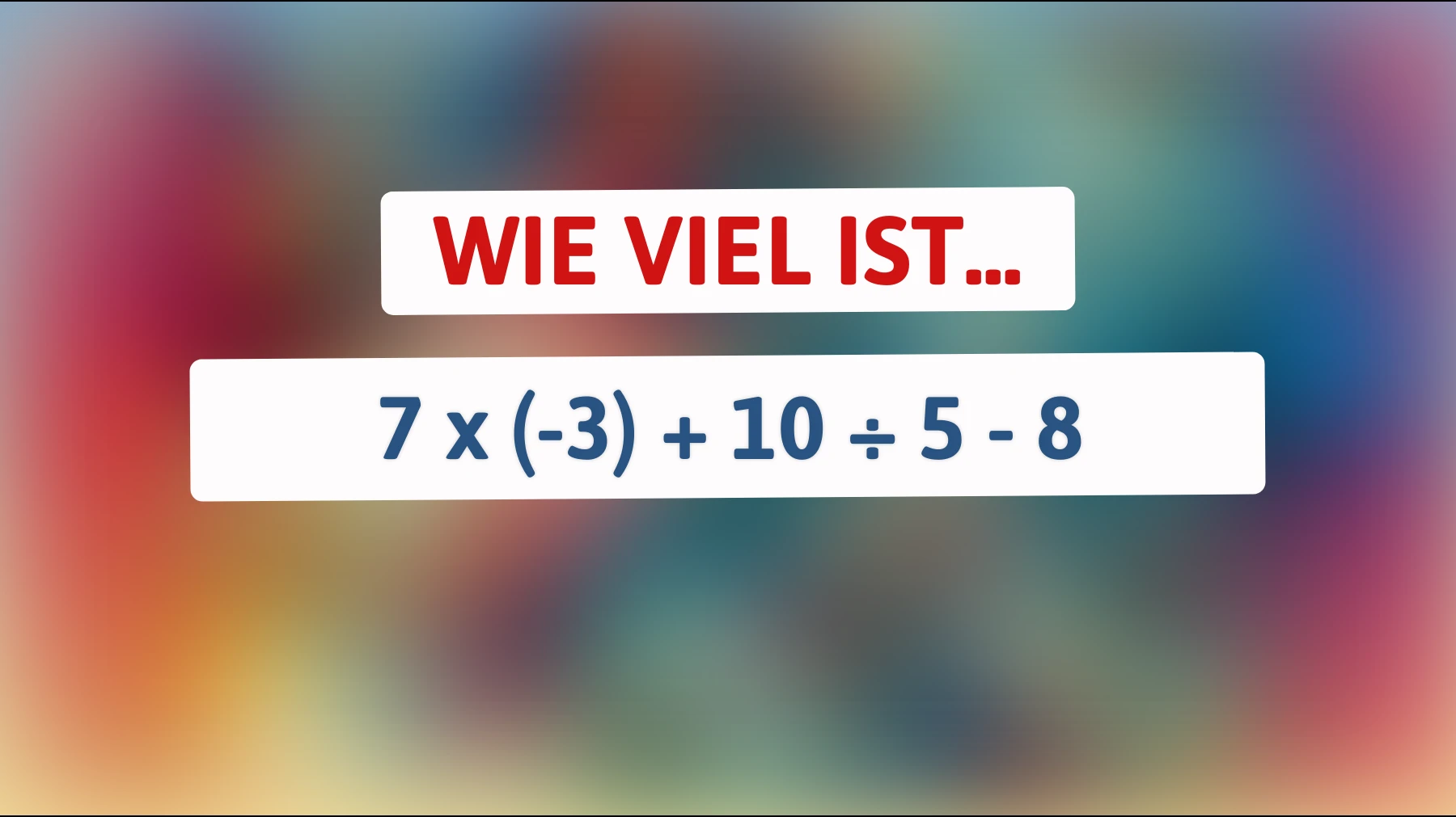 Nur 1% können dieses mathematische Rätsel im Kopf lösen – gehörst du dazu?"