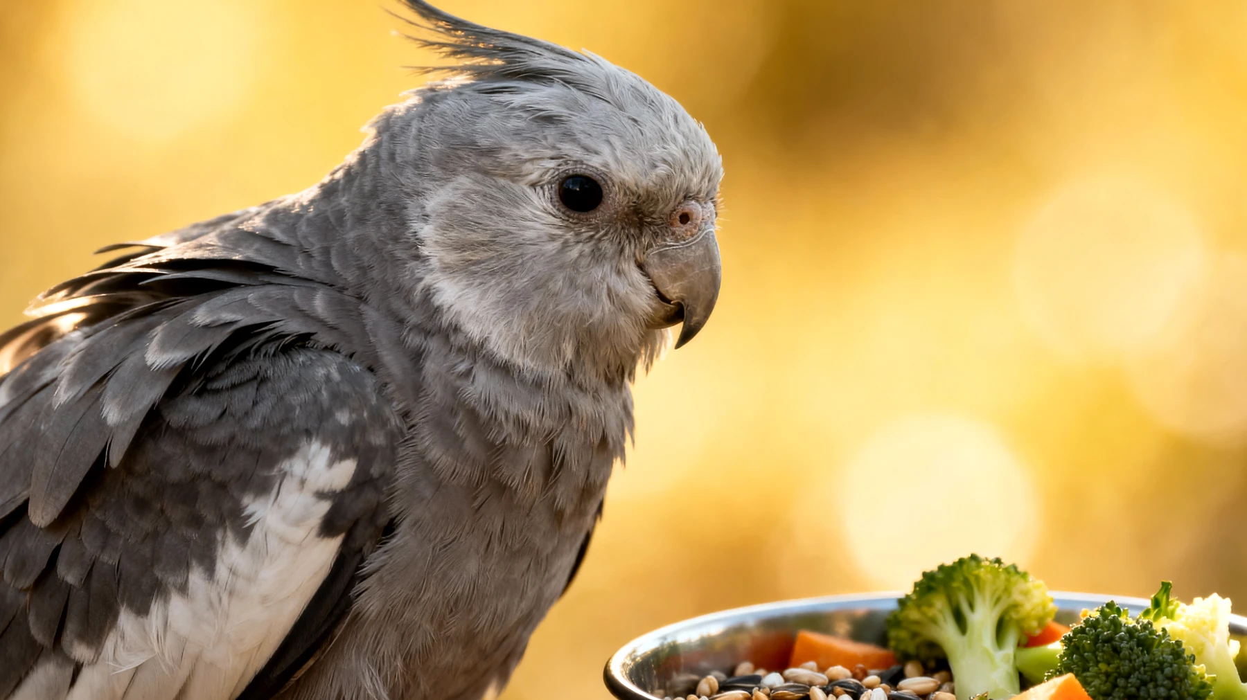 Ältere Nymphensittiche benötigen eine angepasste Ernährung, da sie häufig einen verlangsamten Stoffwechsel, nachlassende Verdauungskraft und möglicherweise altersbedingte Erkrankungen wie Leberprobleme oder Nierenerkrankungen entwickeln, was besondere Futterempfehlungen erforderlich macht"