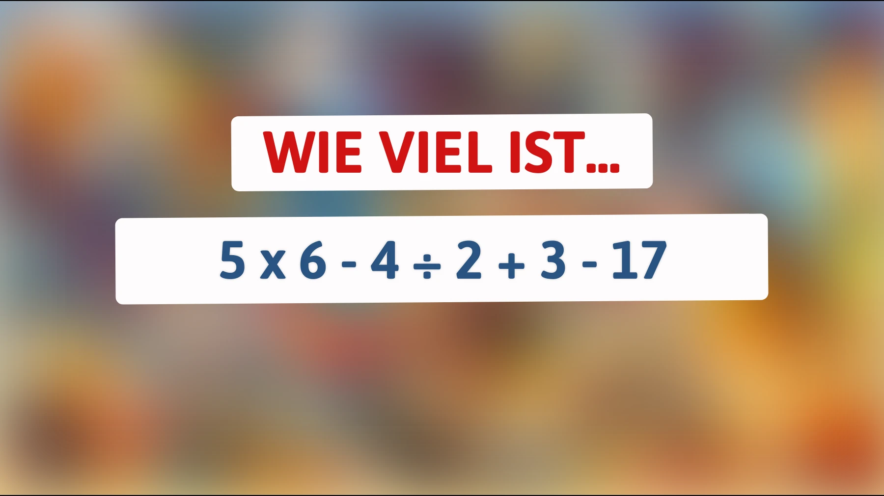 Dieses geniale Rätsel bringt selbst brilliante Köpfe ins Schwitzen: Kannst du die Lösung finden?"
