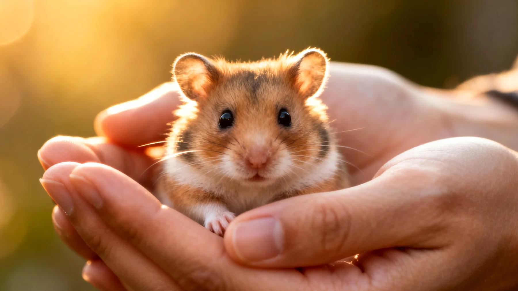 Junger Hamster benötigt altersgerechte Trainingsübungen und sanfte Verhaltensführung, um Vertrauen aufzubauen und eine positive Mensch-Tier-Beziehung zu entwickeln"