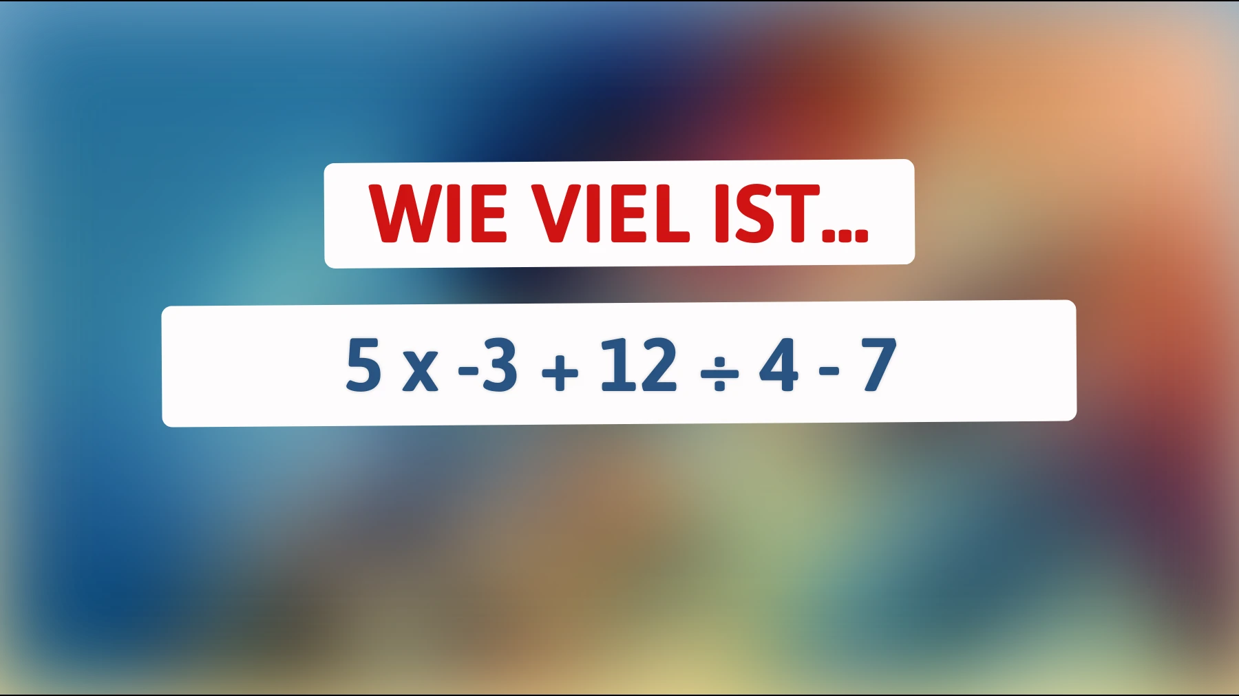 Jeder macht es falsch: Kannst du das verzwickte Mathe-Rätsel lösen und deine Genialität beweisen?"