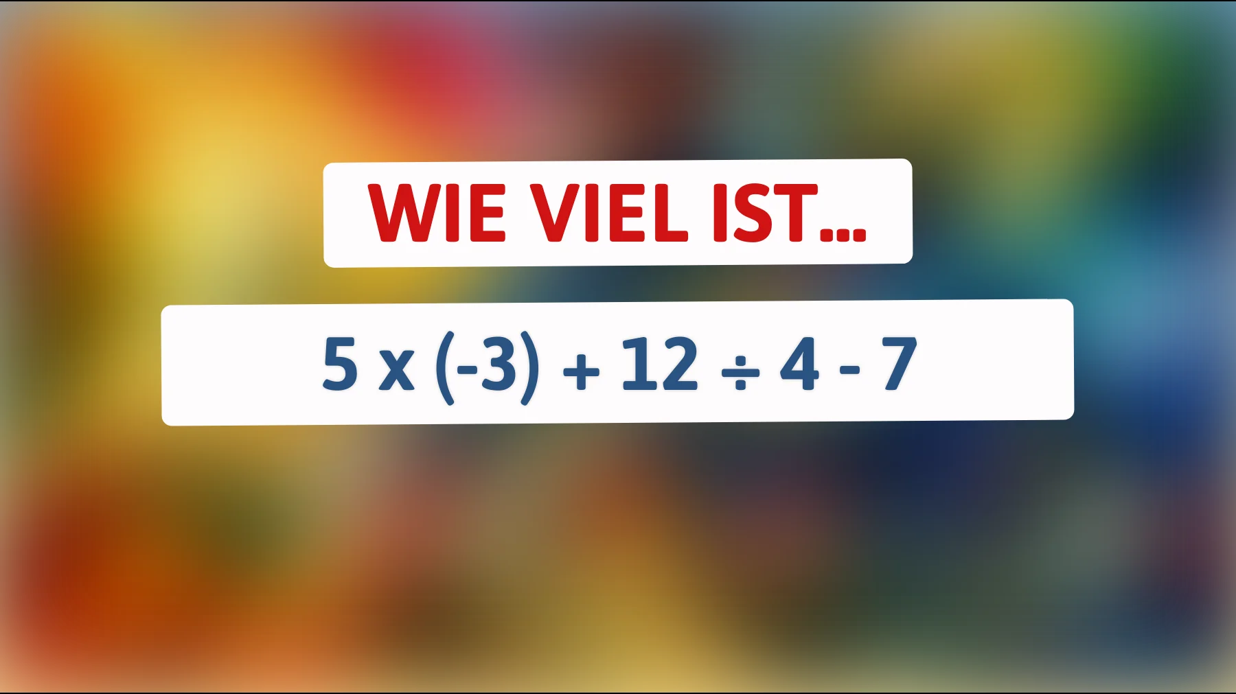 Nur 1 % der Menschen können dieses mathematische Rätsel lösen – gehörst du dazu?"