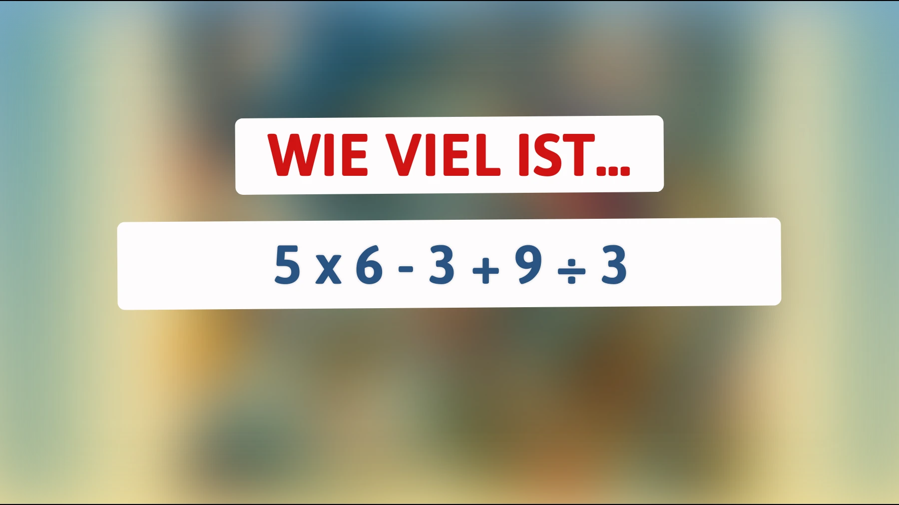 Nur 1% der Menschen können diese knifflige Gleichung auf Anhieb lösen: Hast du den Verstand eines Genies?"