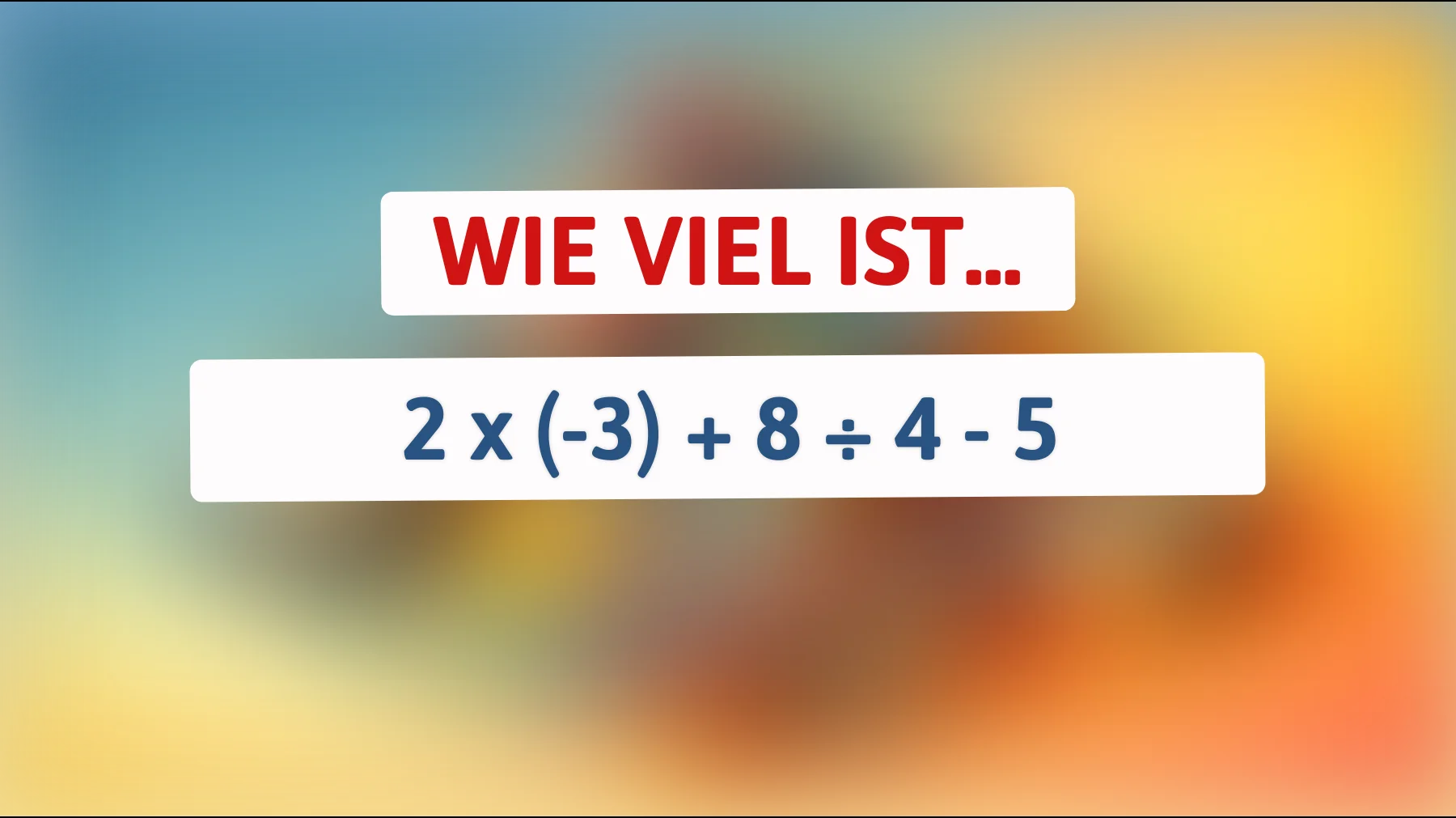 Nur die Schlausten schaffen es: Kannst du das mathematische Rätsel lösen?"