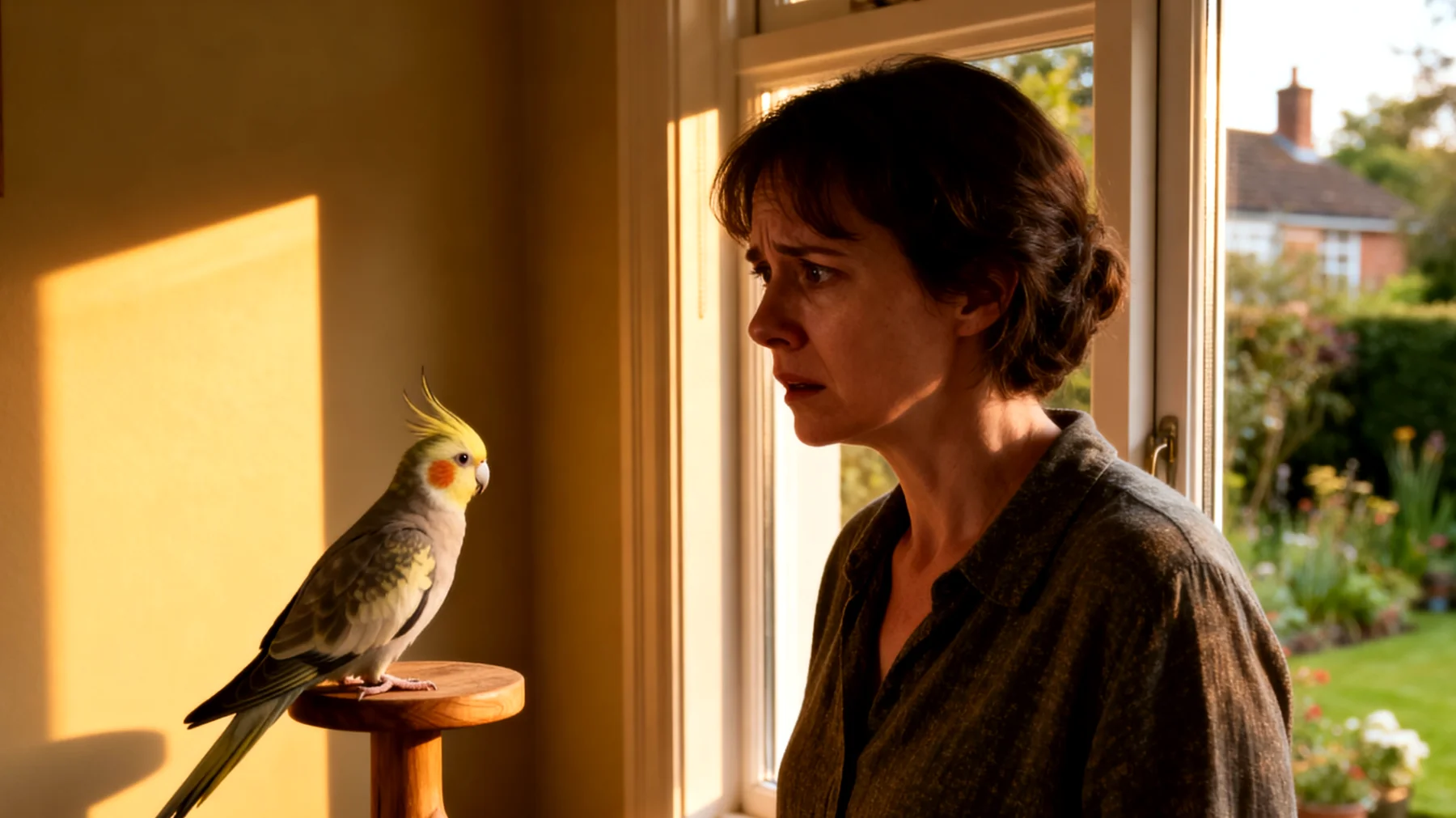 Nymphensittiche können im Garten nicht effektiv trainiert werden, da Training und Verhaltensübungen eine kontrollierte Umgebung erfordern"