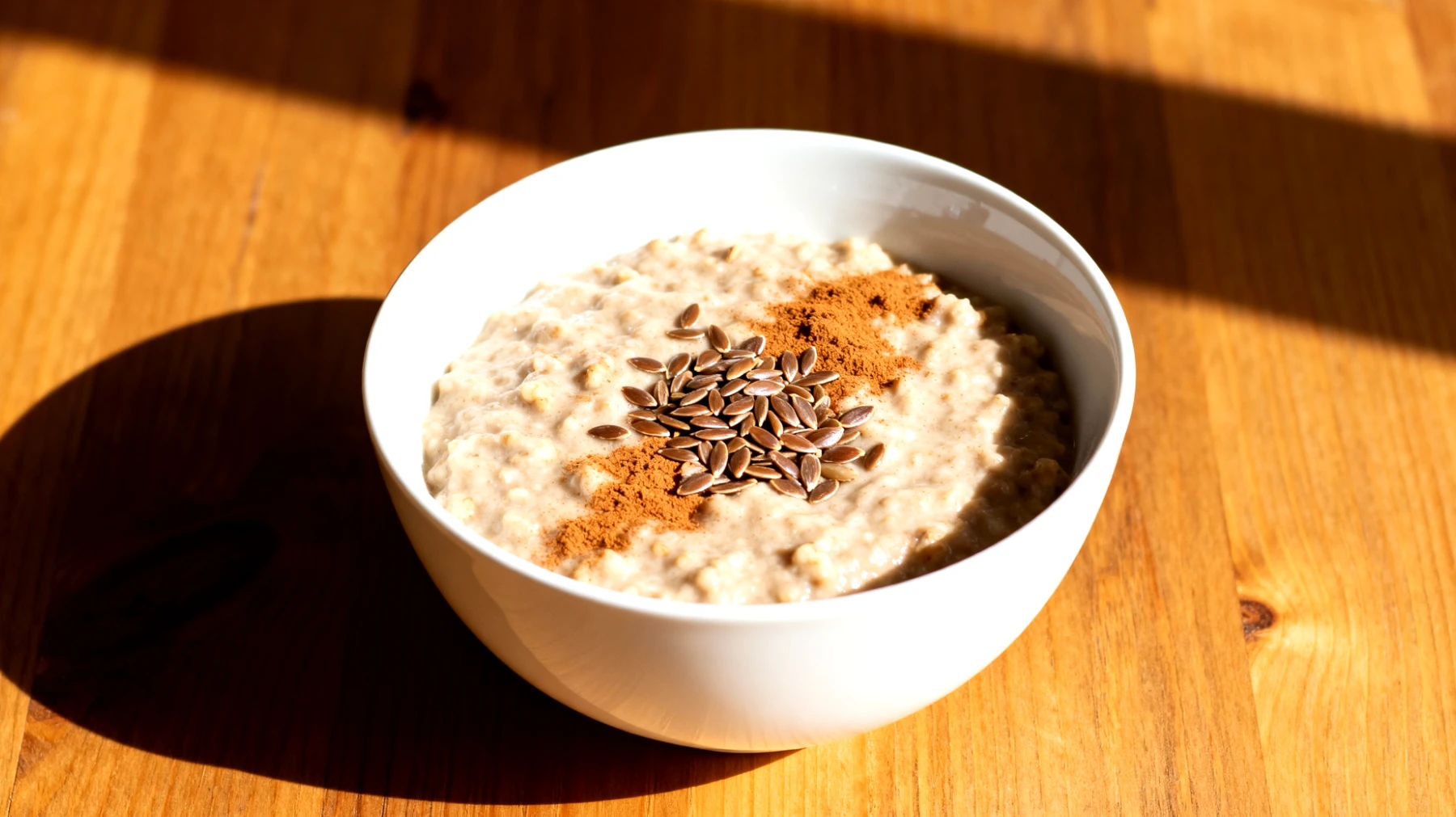 Tigernuss-Porridge mit Leinsamen und Zimt (Chufas-Porridge)"