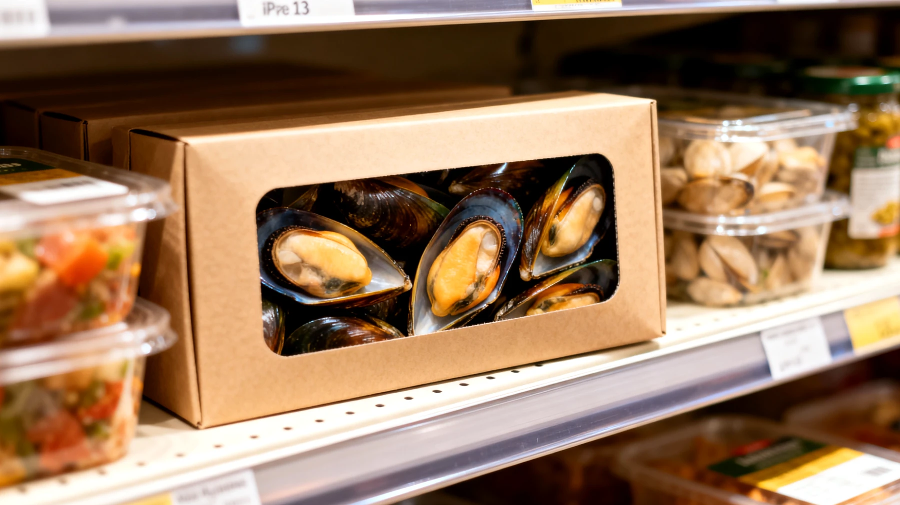 Verpackte Venusmuscheln"