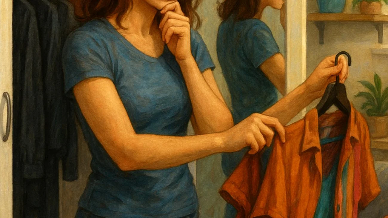 Was bedeutet es, wenn du immer dieselbe Kleidung trägst oder nur dunkle Farben wählst, laut Psychologie? 2025-12-27T11:01:58.110Z"